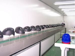 摩托車、電動(dòng)車頭盔噴漆線工藝